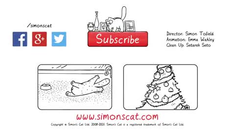 Snow Cat - Simon's Cat (A Festive Special) SHORTS #49