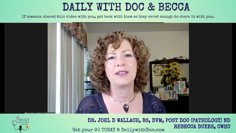 Dr. Joel Wallach - The dangers of excreting nutrients - Daily with Doc and Becca 8/23/23