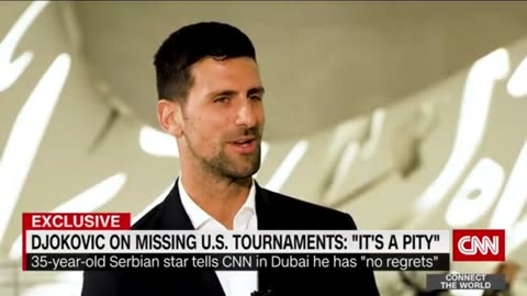 NoVAX Djokovic to CNN on U.S. ban - no regrets about getting jabbed