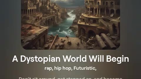 A Dystopian World Will Begin -Futuristic Hip Hop Version - Lyric Video