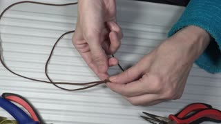 Make a DIY Bone Pendant with Leather Cord and Sliding Knots, Handmade Jewelry Tutorial