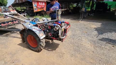 VIRALL!!! THai look is Back for modification diesel tractor engine
