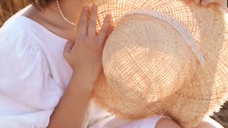 A women in white dress