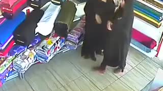 CCTV camera caught women stealing from shop