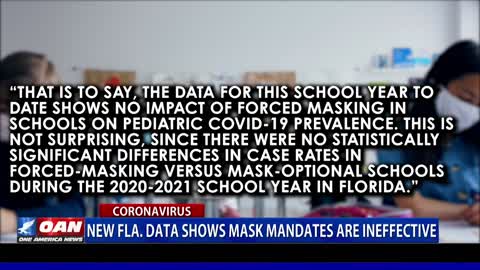 New Fla. data shows mask mandates are ineffective