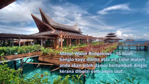 Pulau dan resort indah di Malaysia ala ala di Maldives