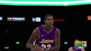 NBA 2K18 Lakers vs Celtics Part 1