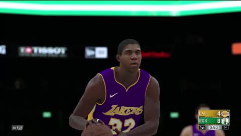 NBA 2K18 Lakers vs Celtics Part 1