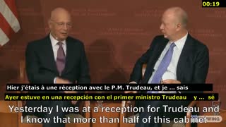 (Fran _ Eng _ Esp) UPDATE. Boom!:: Klaus Schwab "We penetrate the cabinets (Canada gov.)"