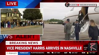 Kamala arrives in Nashville