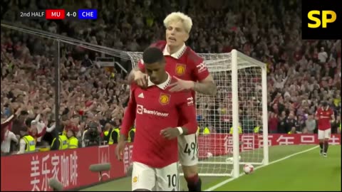 Manchester United destroys Chelsea by 4-1 | Highlights