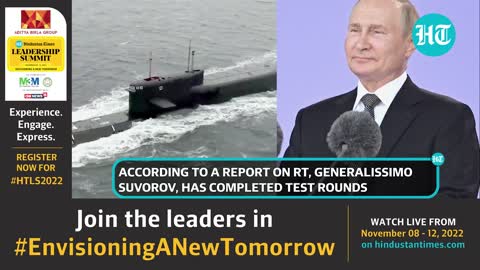 Putin's new strategic nuclear submarine war-ready; Testing for undersea cruiser done _ Report