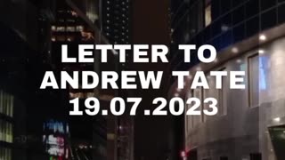 Letter to Andrew Tate