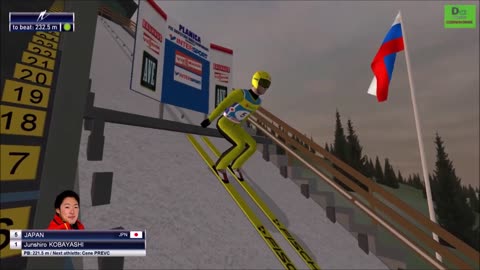 Fikcyjne skoki w DSJ 4 # 58 # Junshiro Kobayashi 233.11 M # Planica 2019