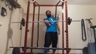 Single arm barbell curls (partials)