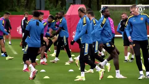 Training | Reds working hard ahead of Atalanta Champions League test | Manchester United