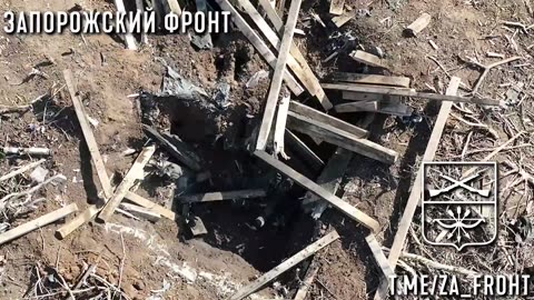 Russian FPV drones destroying positions of the Ukrainian Armed Forces in the Zaporozhye direction