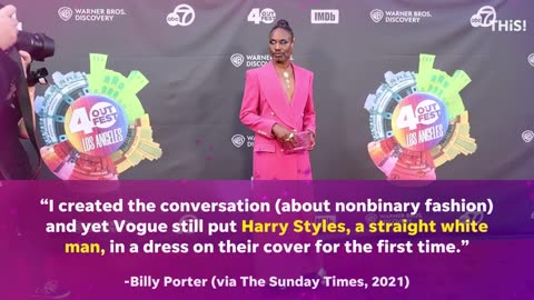 Billy Porter on Harry Styles Vogue cover- 'It doesn't feel good to me'