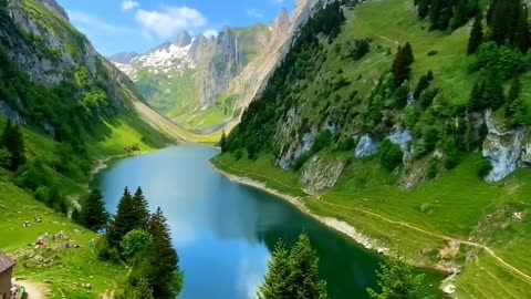 Switzerland nature heart