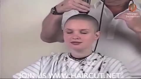 Headshave woman