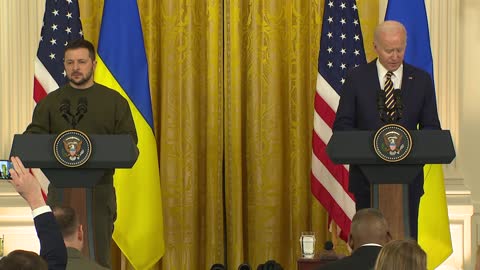 Zelensky and Biden hold joint press conference