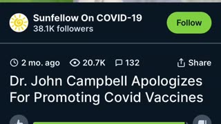 Dr apologizes for promoting the covid vax
