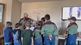 Hydraulics Class with Local Troop OH-0377 Chaplain Jonathan Diercks. Centrifugal Water Pump Application on Saturday, 03/16/2024, at 11:05 EDT.