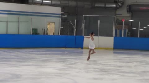 Ice skating Artistic Freestyle program