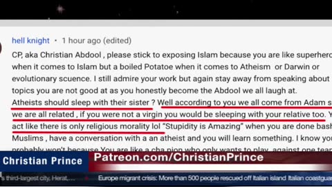 Atheists dont have Morality - Christian Prince #atheist #religion #christianity #shorts