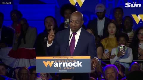 Warnock wins Georgia, boosting Democrats in Senate