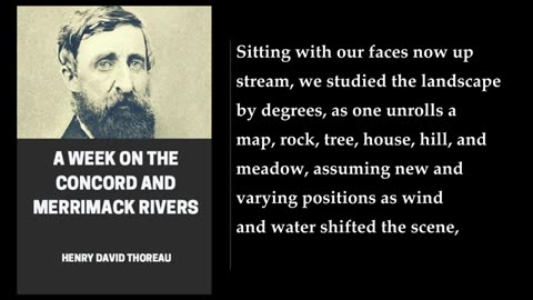 A Week on the Concord and Merrimack Rivers 📖 By Henry David Thoreau. FULL Audiobook