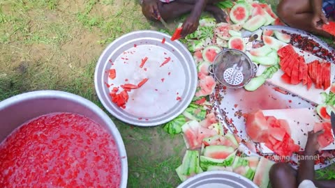 BIG ICE CREAM - Biggest Stick ice making - Watermelon ice - Kiwi ice - Milk ice - Fruit ice Making