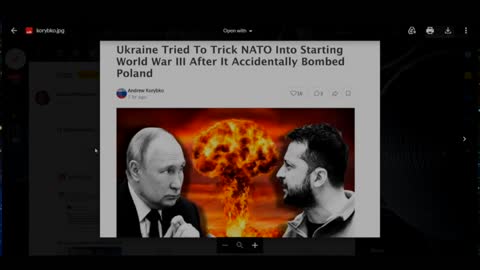 Was The Most Dangerous Conspiracy Theory In History Propagated By Ukraine Last Night?