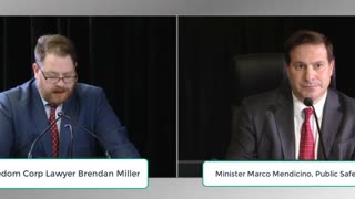 WATCH Brendan Miller grill Canada's Public Safety Minister