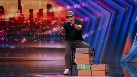 Sangsoon Kim WOWS The Judges with his Magical Shoes on America's Got Talent 2023!