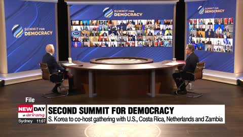 S. Korea to co-host Second Summit for Democracy with U.S., three other countries