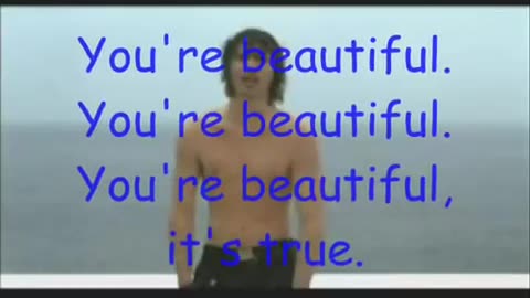You Are Beautiful by James Blunt (lyrics)
