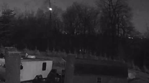 Security camera catches view of tonight’s meteor in Maryland