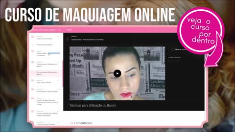 Pode Dentro do Curso de Maquiagem Online