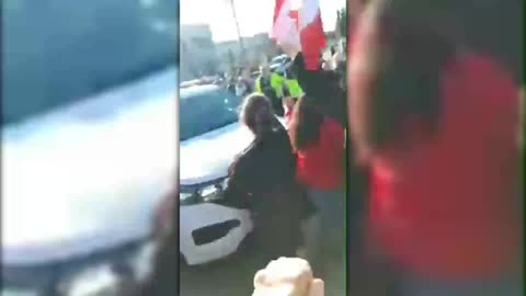 Police Get Violent With Protestors Surrey BC