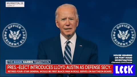 Biden Finally Annouced His “Defence Secretary ”