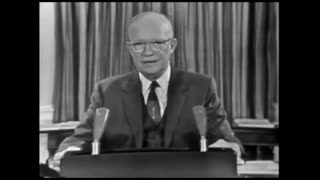 1961 President Dwight D. Eisenhower farewell address (military industrial complex warning)