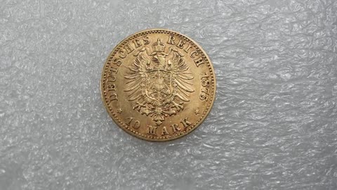 Germany Prussia 10 Mark 1875 C Wilhelm Gold coin