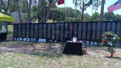 Set-up for Memorial Day 2024