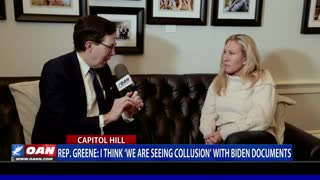Rep. Greene: I think we are seeing collusion with Biden documents