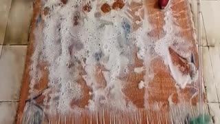 Excessive dirty carpet cleaning satisfying rug cleaning ASMR