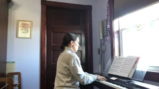 Melanie Thurnau plays “Raise A Hallelujah” Accompaniment for Church Choir