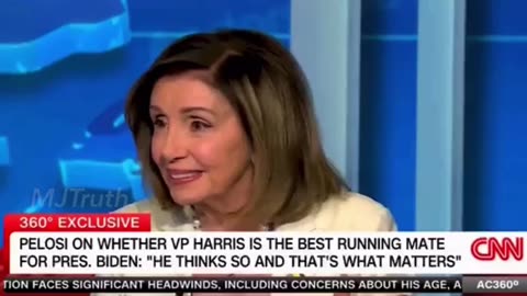 Nancy Pelosi Politely Admits Kamala Harris Hasn't Done Shit