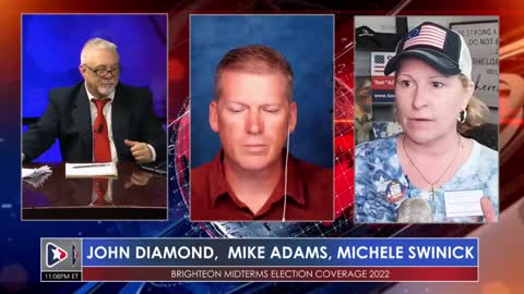 436: ARIZONA ELECTION FRAUD: This Was From 11/8 - The 1st BREAKING NEWS Interview That Started The Exposing & Who Knew How Much More We Would Discover! MICHELE SWINICK & MIKE ADAMS - The Brighteon TV Election Night Desk