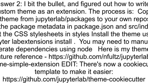 How to apply theme to jupyter lab